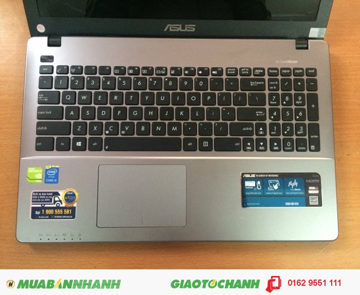 Asus x550c i5 3337 4gb 750gb vga rời 2gb màn 15.6