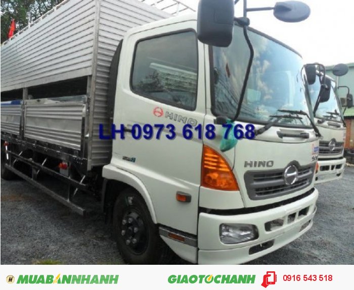 Hino FL thùng 9.3m, thùng chở gia cầm ( lợn )