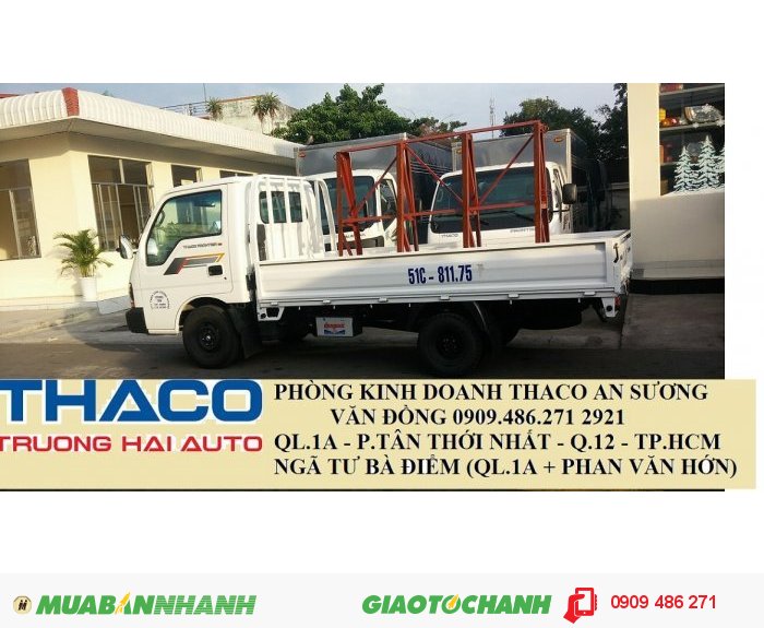 Bán Xe Tải Kia K190 Tải Trọng 1,9 Tấn Nâng Tải Từ Kia K125 Trường Hải An Sương