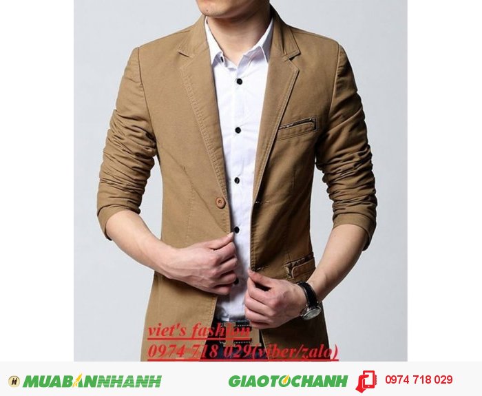 Vest nam cao cấp 6 cúc màu KEM - form Hàn Quốc - Chất vải đẹp - Quần có