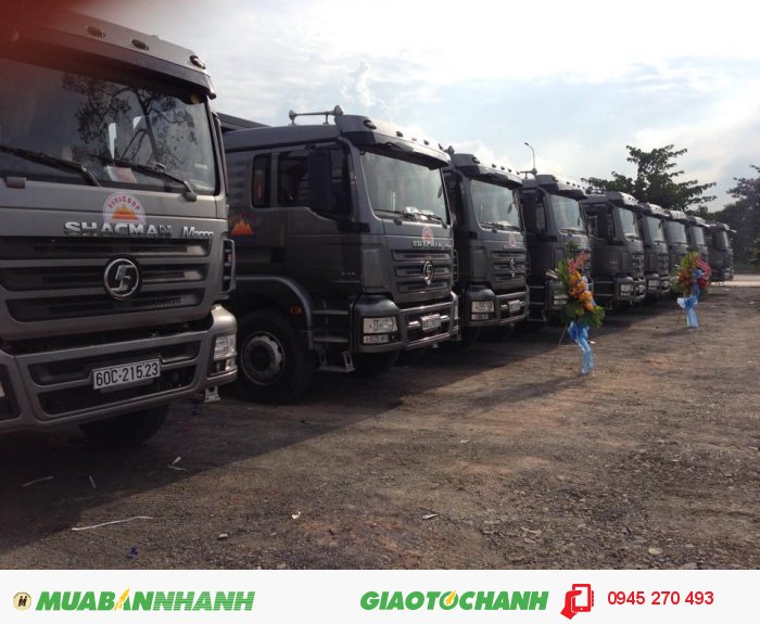 Xe Ben 03 Chân Shacman Dòng Xe Siêu Tải