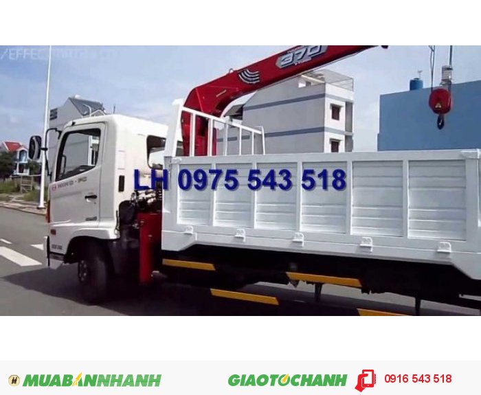 Xe tải gắn cẩu Hino FC, Ô Tô Miền Nam, giao toàn quốc