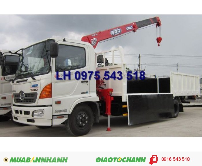 Xe tải gắn cẩu Hino FC, Ô Tô Miền Nam, giao toàn quốc