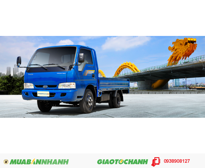 Thaco kia 2,4 tấn, sản phẩm tải nhẹ mới, bền bỉ theo thơi gian, tăng tải trọng