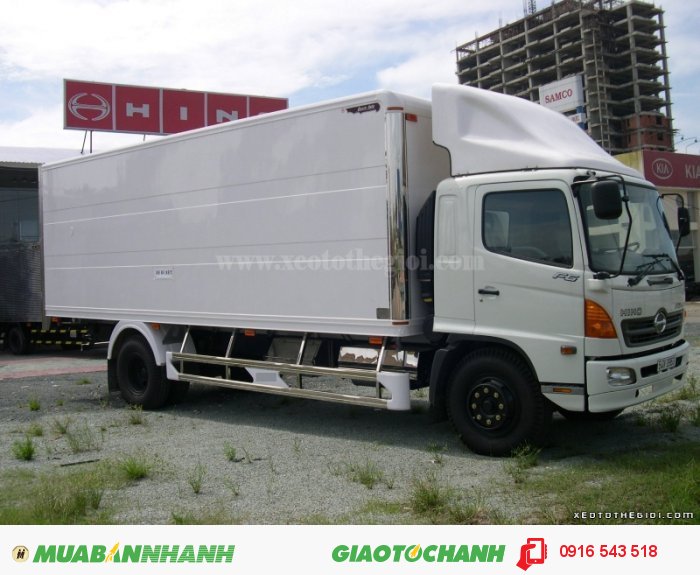 Xe tải Hino FG thùng dài 8.7m. Tải trọng 8.5 tấn, Tổng tải 15 tấn
