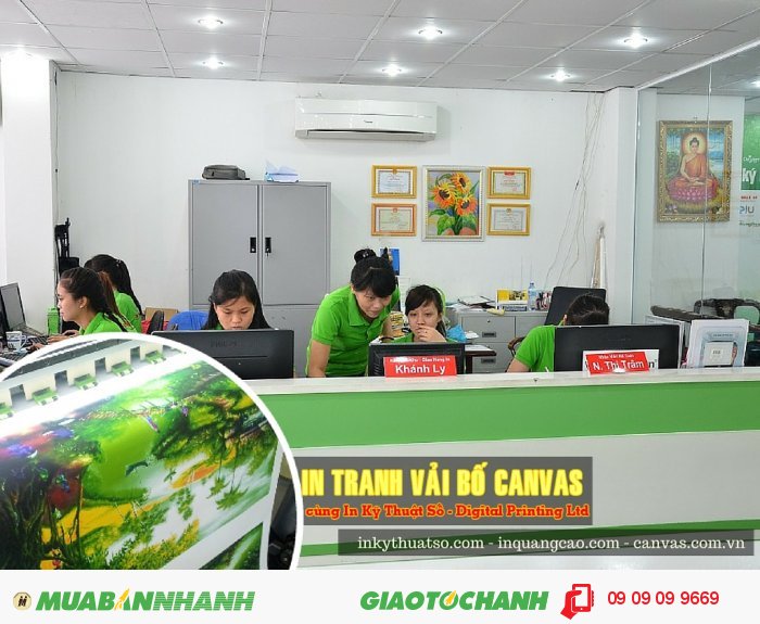 Trung tâm in ấn của In Kỹ Thuật Số tại 365 Lê Quang Định, P.5, Q.Bình Thạnh, Tp.HCM | Bạn trực tiếp đến và liên hệ đặt in để được tư vấn và hướng dẫn đặt in canvas chi tiết nhất., 4