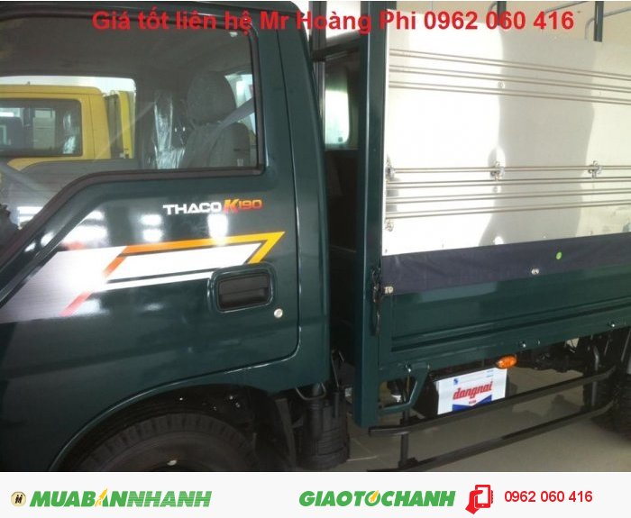 Xe tải Kia 1t25, 1 tấn 25,  1 tấn 9 (1t9), k165s k3000s, 2 tan 4 (2t4), doi 2016, giá mềm nhất Tây Ninh và Long An.