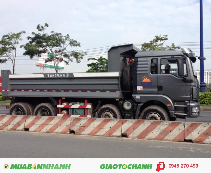 Xe ben shacman 04 chân giá rẻ