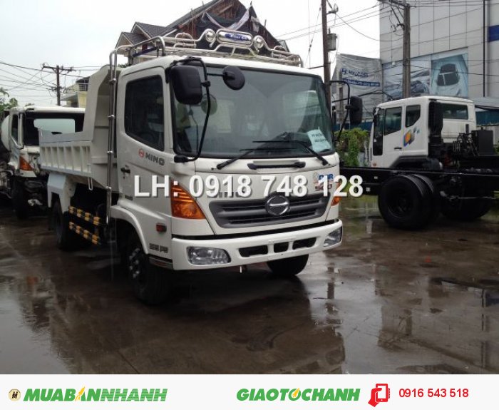 Xe tải Hino Xe tự đổ, xe ben  8 tấn, Hino 9T4 cần bán, Giao ngay, Hino FG