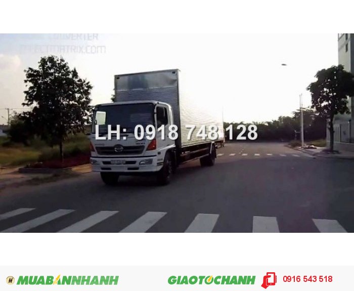 Bán hino FG8JPSL, 9.4 tấn/9t4, thùng dài 8.5m, thùng kín Giao ngay