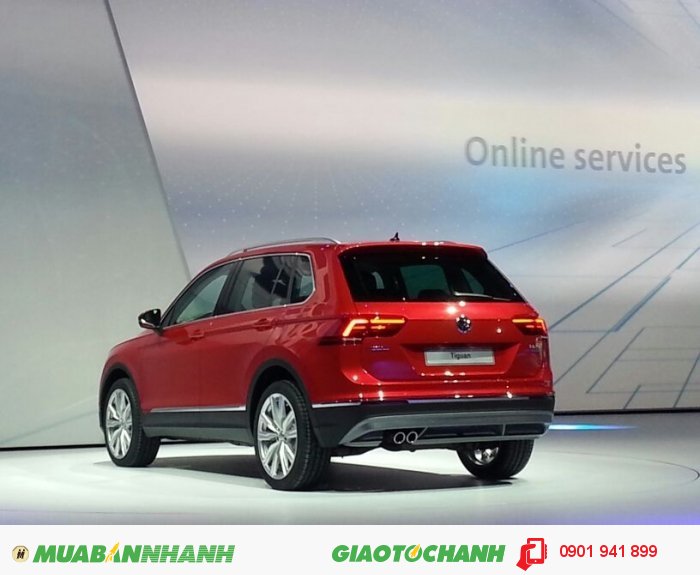 Volkswagen Tiguan 2.0 TSI 2016. Nhập khẩu Đức. Màu đỏ