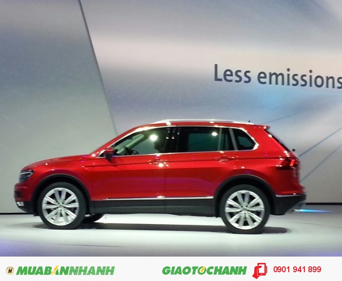 Volkswagen Tiguan 2.0 TSI 2016. Nhập khẩu Đức. Màu đỏ