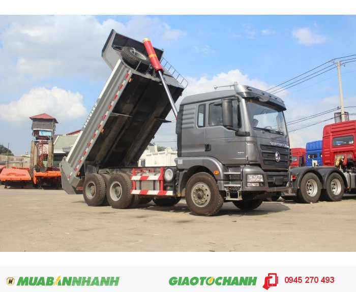 Xe ben Shacman 03 chân động cơ mạnh mẽ
