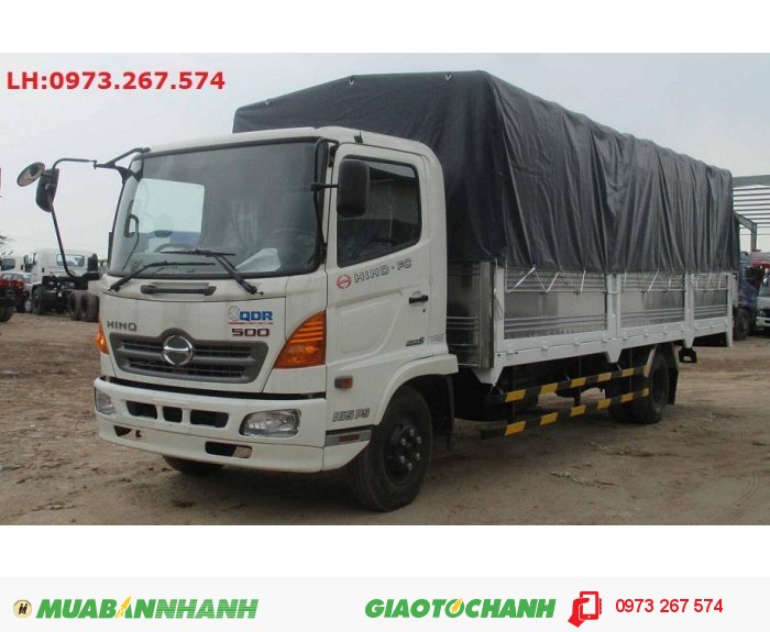 Bán xe tải Hino 6T4/ 6.4t/ giá bán xe Hino 6T4/ 6.4 tấn thùng bạt 6m6