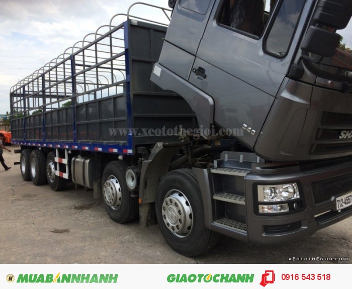 Xe Tải Thùng SHACMAN 5 chân - 380ps dòng sản phầm xuất khẩu