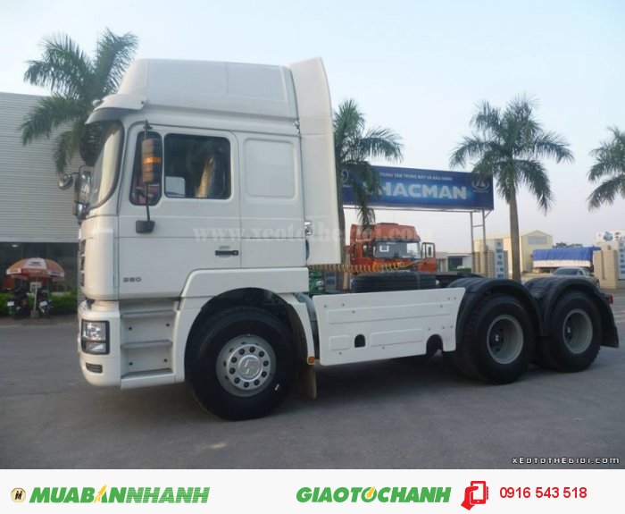 Shacman Miền Nam chất lượng cao, chỉ có tại Ô Tô Miền Nam, Đầu kéo Shacman 1 cầu 240Hp
