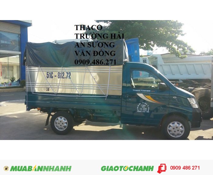 Xe tải nhẹ máy xăng suzuki towner 950A thaco an sương 0