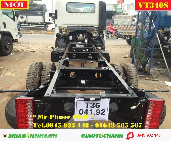 Xe Veam Vt340S, Xe Tải Veam Vt340S 3.5 Tấn, Xe Tải Veam Vt340 3.5T Thùng Dài 6M2