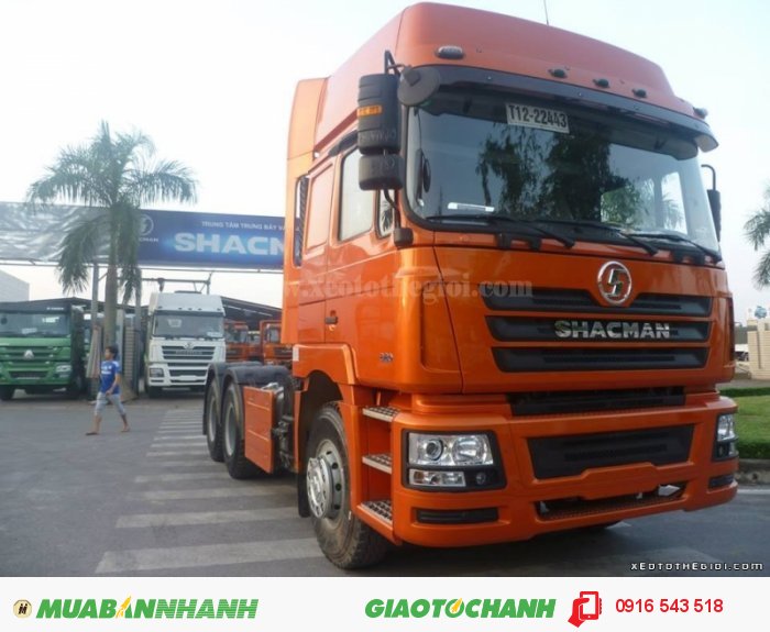 Đầu kéo Shacman 2 cầu, 380 HP, đại lý Shacman Miền nam, xe Shacman giá tốt nhất