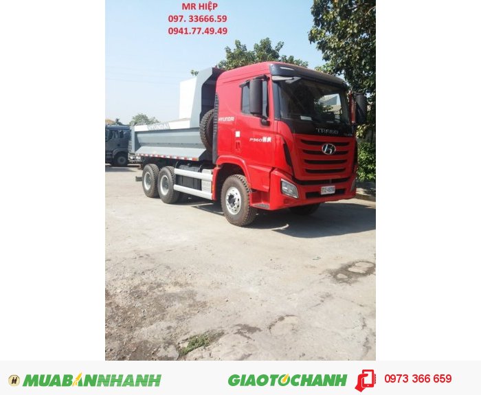 Bán Xe Ben 3 Chân Huyndai Xcient 360Hp