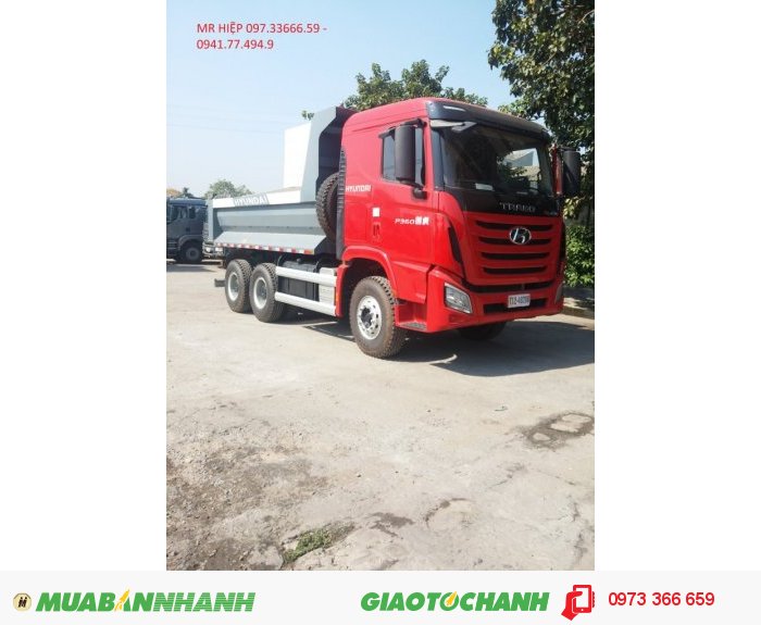 Bán Xe Ben 3 Chân Huyndai Xcient 360Hp