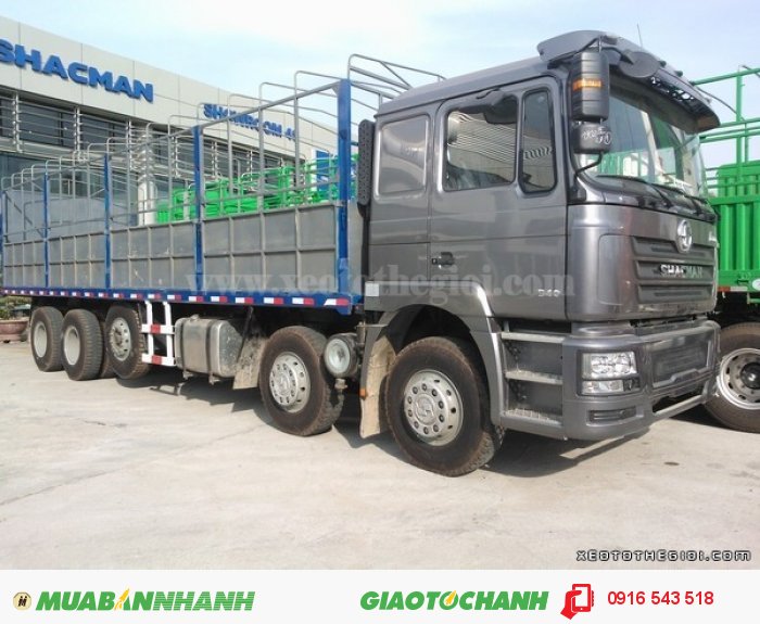 Xe Tải Thùng SHACMAN 5 chân - nhập khẩu, đóng thùng theo yêu cầu