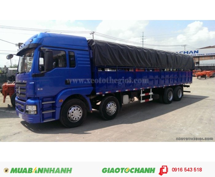 Chuyên cung cấp xe  Shacman, Shacman 4 chân - 3 chân, Thiết kế tiện nghi