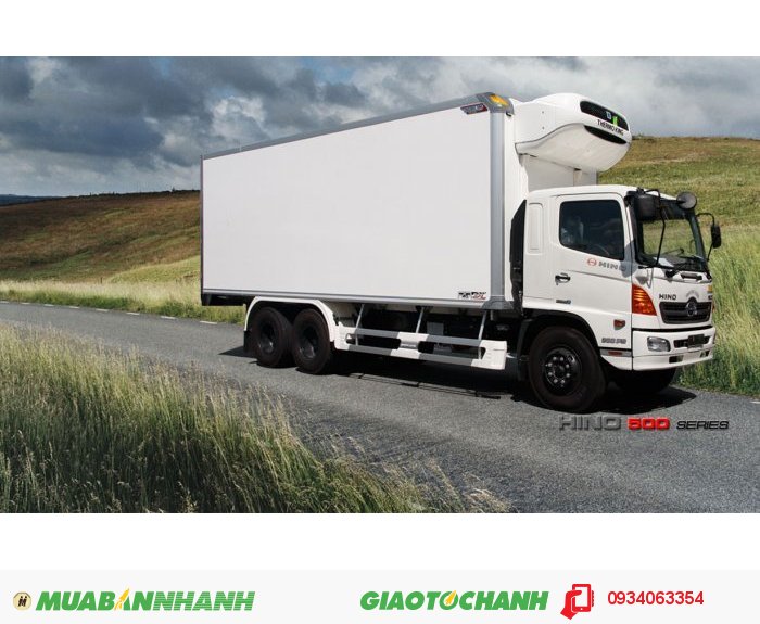 Xe tải Hino 16 tấn 3 chân thùng kín thùng Mui bạt Giao Xe Toàn Quốc