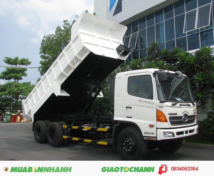 Xe tải Hino 16 tấn 3 chân thùng kín thùng Mui bạt Giao Xe Toàn Quốc