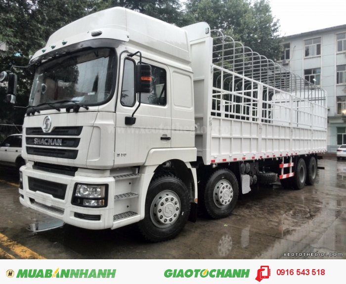 Xe Shacman thùng mui bạc, thế hệ mới 2015, xe nhập công nghệ weichai
