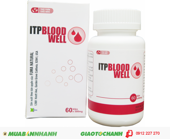 ITP Bloodwell thảo dược hỗ trợ tốt cho người bị suy giảm tiểu cầu, người bị sốt xuất huyết , người bị chảy máu cam.
Sản phẩm có công thức 100% thảo dược nên an toàn cho người sử dụng lâu dài0