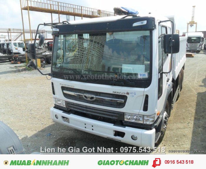 Xe tải ben Daewoo 15 tấn 340PS TaTa NoVus SE K4DEF - 2 Cầu nhập khẩu Hàn Quốc