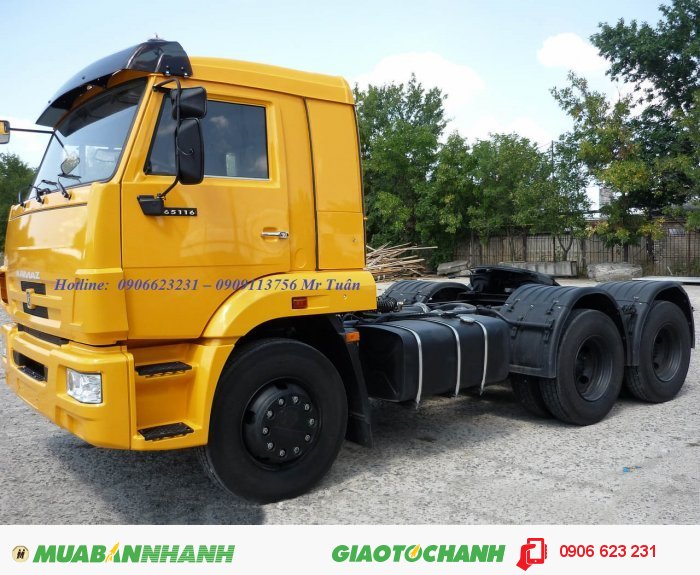 Đầu kéo Kamaz 52 tấn Máy 360HP nhập khẩu