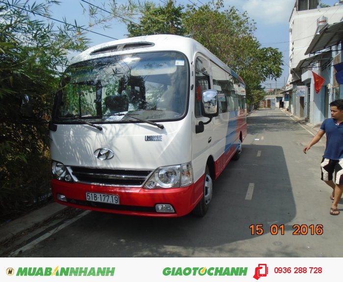 Cho thuê xe 29 chỗ đời 2016