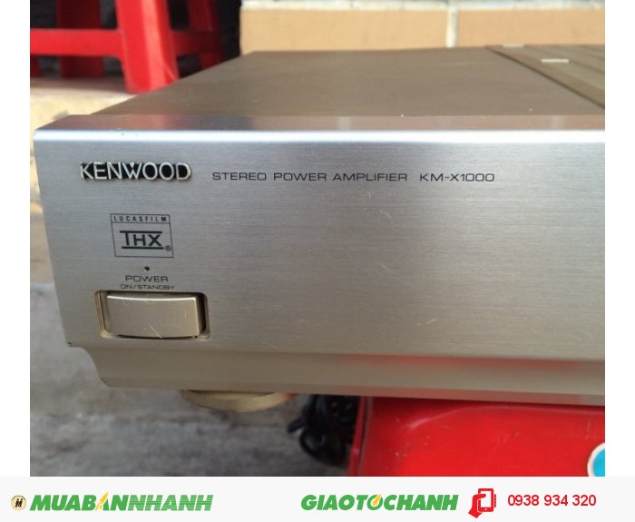 Pow kenwood kmX1000, 300w, 8 còng đại