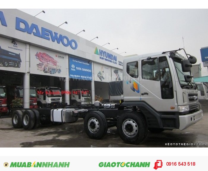 ĐạI LÝ XE DAEWOO CHÍNH HÃNG Bán Xe Tải Đầu Kéo DaeooWoo 2 CẦU340PS