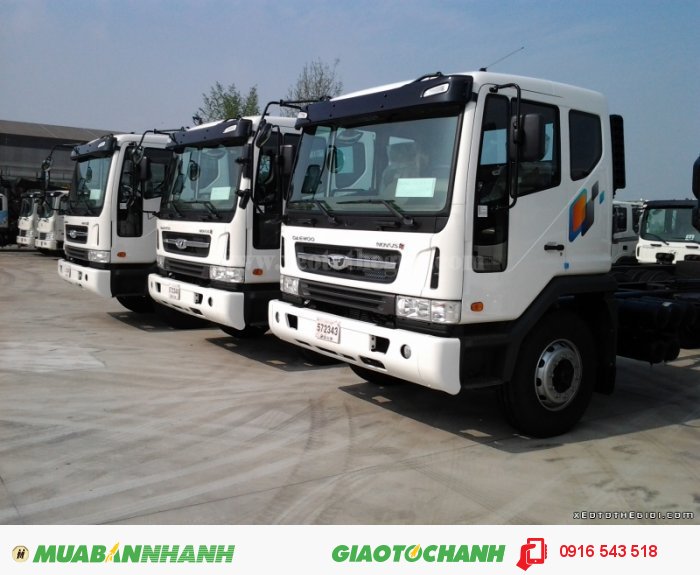ĐạI LÝ XE DAEWOO CHÍNH HÃNG Bán Xe Tải Đầu Kéo DaeooWoo 2 CẦU340PS