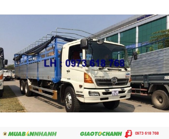 Xe Hino 3 chân 16 tấn thùng kín 7m8, Hino FL8JTSA, giao xe toàn Quốc