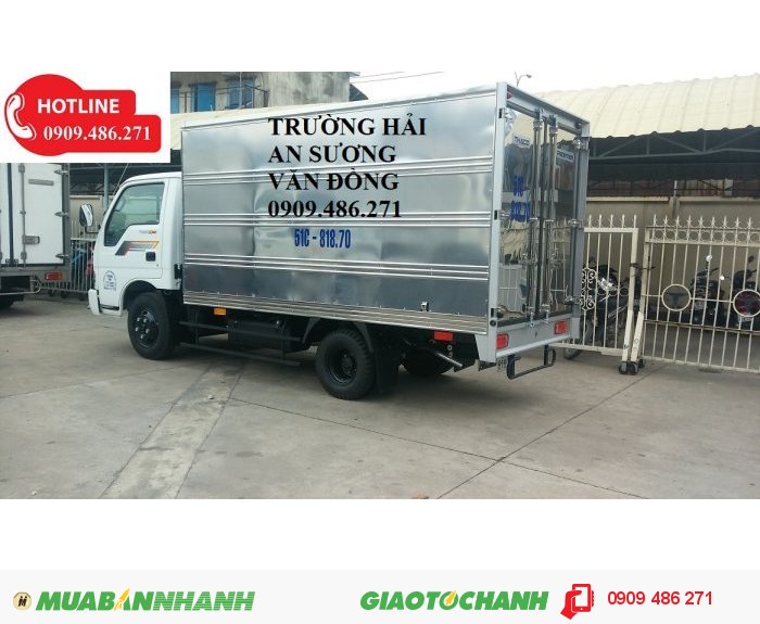 Xe tải kia k165s 2t4 vào thành phố trường hải