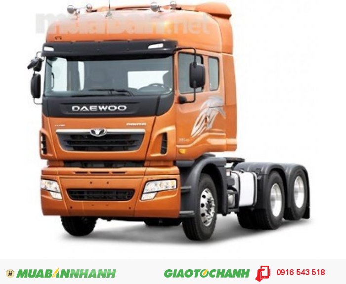 Đầu kéo Daewoo nhập khẩu nguyên chiếc từ Hàn Quốc, giá cạnh tranh.