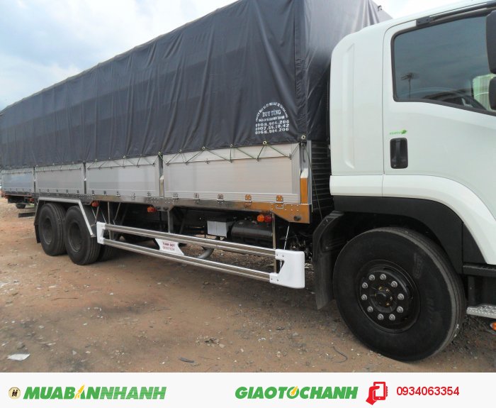 Bán Trả Góp Xe Tải Isuzu 3 Chân Thùng dài 9.6m Trả Góp Giao Xe Ngay