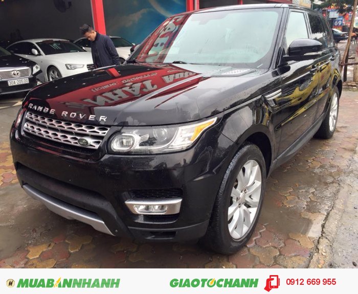 Bán xe Landrover Rangerover Sport HSE 2014, màu đen