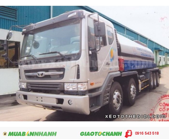 Xe tải Daewoo P9CVF 5 chân - Đóng thùng mui bạt - Tổng tải 34 tấn
