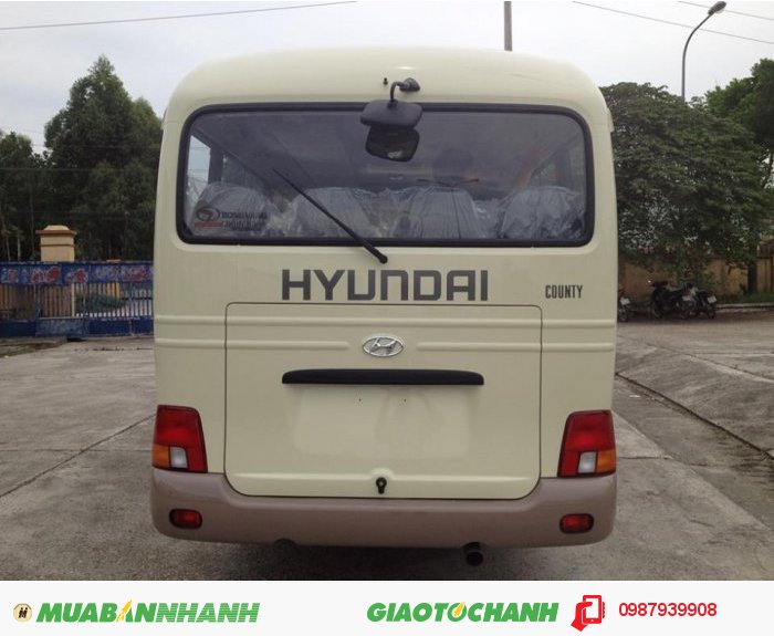 Hyundai county đồng vàng mới nhập 100%