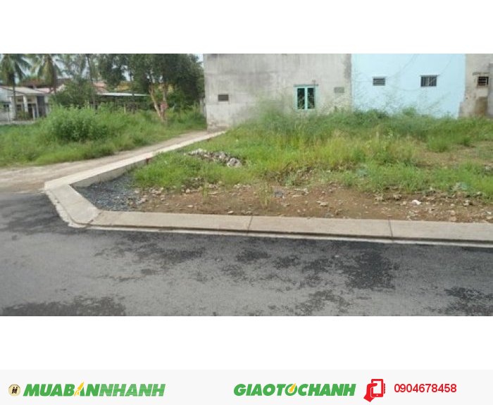 Cần bán gấp lô đất thổ cư dt 105m2, đường 1T-Bình Chánh, sổ riêng. LH ngay