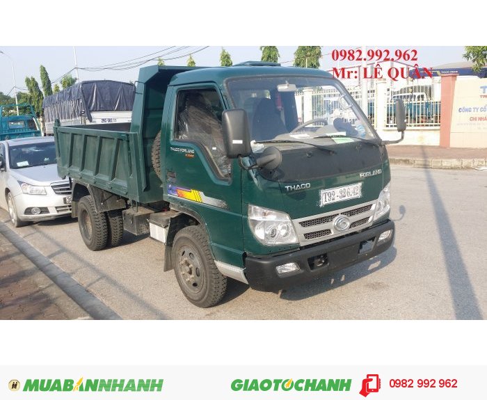 Thông tin Cần bán xe Thaco Forland FLD 345C 2016, màu xanh lam, giá chỉ 278 triệu