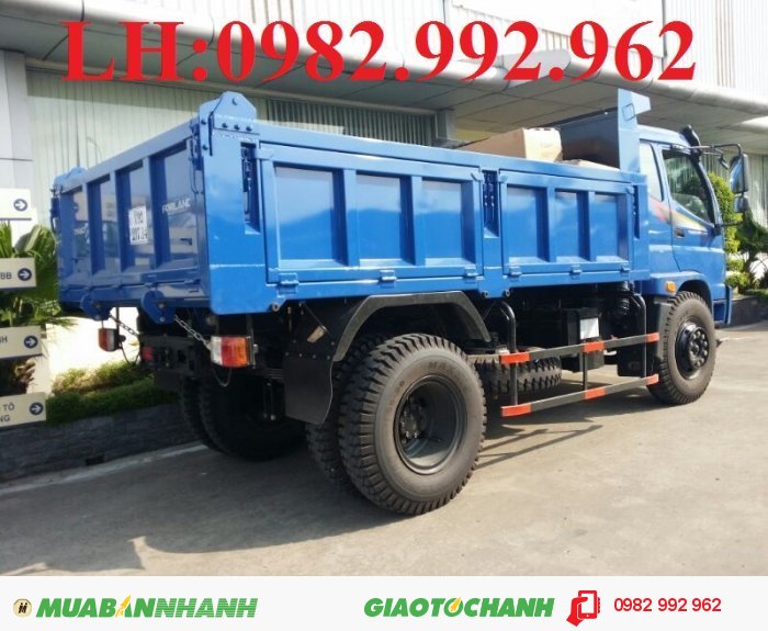 CẦN BÁN THACO FORLAND FLD900A 2016, MÀU XANH LAM,TẢI TRỌNG 9 TẤN