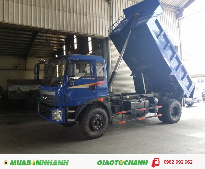BÁN XE THACO FORLAND FLD 1000B ĐỜI 2016, MÀU XANH LAM, 730TR
