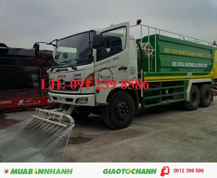 Xe tưới nước rửa đường, xe phun nước rửa đường 4 khối, 5 khối, 8 khối,14 khối,