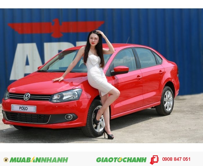Cho vay 100% mua Volkswagen Polo sedan, chạy taxi, uber.
